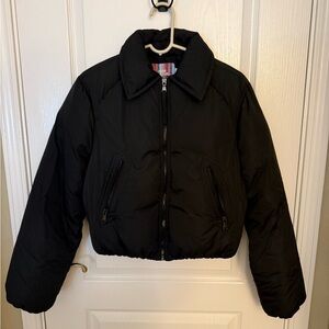 Urban Outfitters Black Puffer Coat